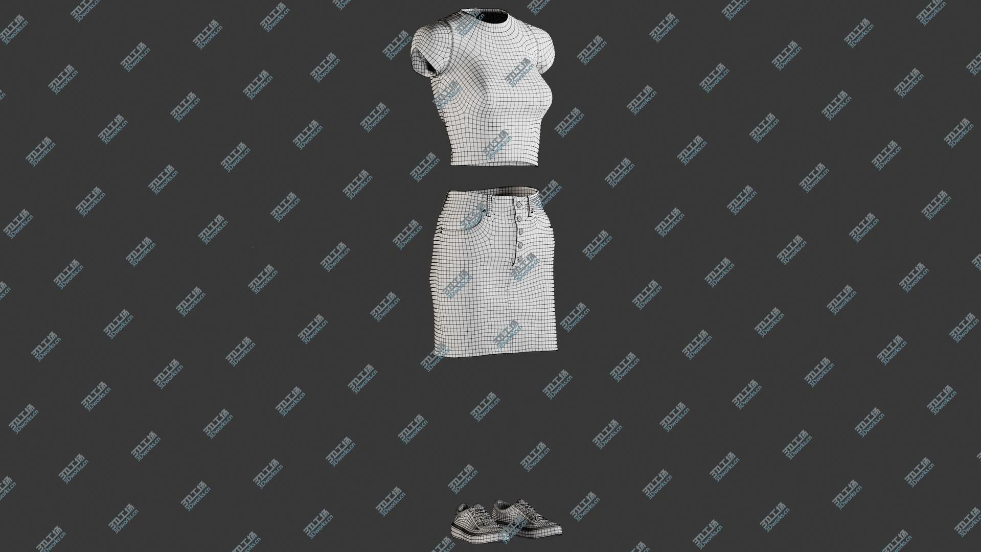images/goods_img/20210319/3D Skirt with Tshirt and Sneakers/4.jpg